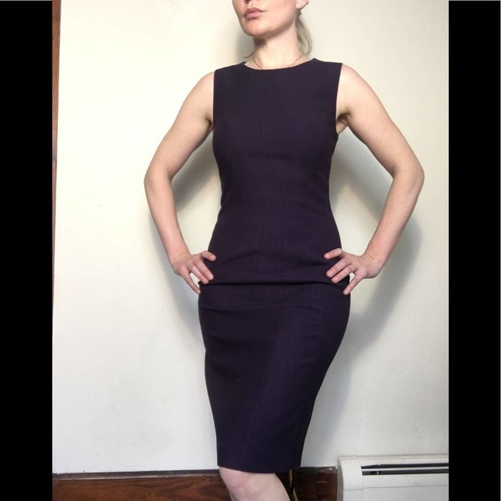 Hugo Boss Donalea Womens Wool Cocktail Dress 2